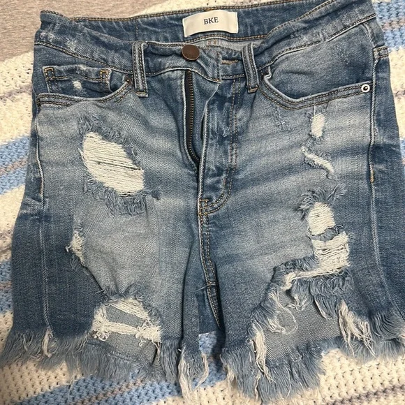 BKE Parker denim shorts size 25 - Picture 3 of 3